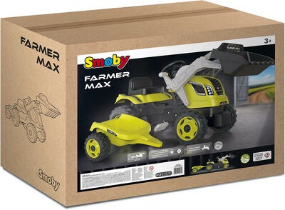 Smoby  Maks Farmer Traktor + Tilhenger