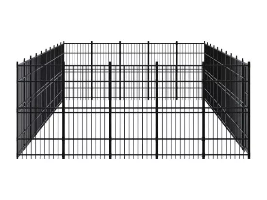 Chenil cage enclos pac noire 960 x 480 x 200 cm 02_0041852