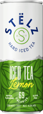 STËLZ HARD SELTZER ICED TEA LEMON 12X25CL