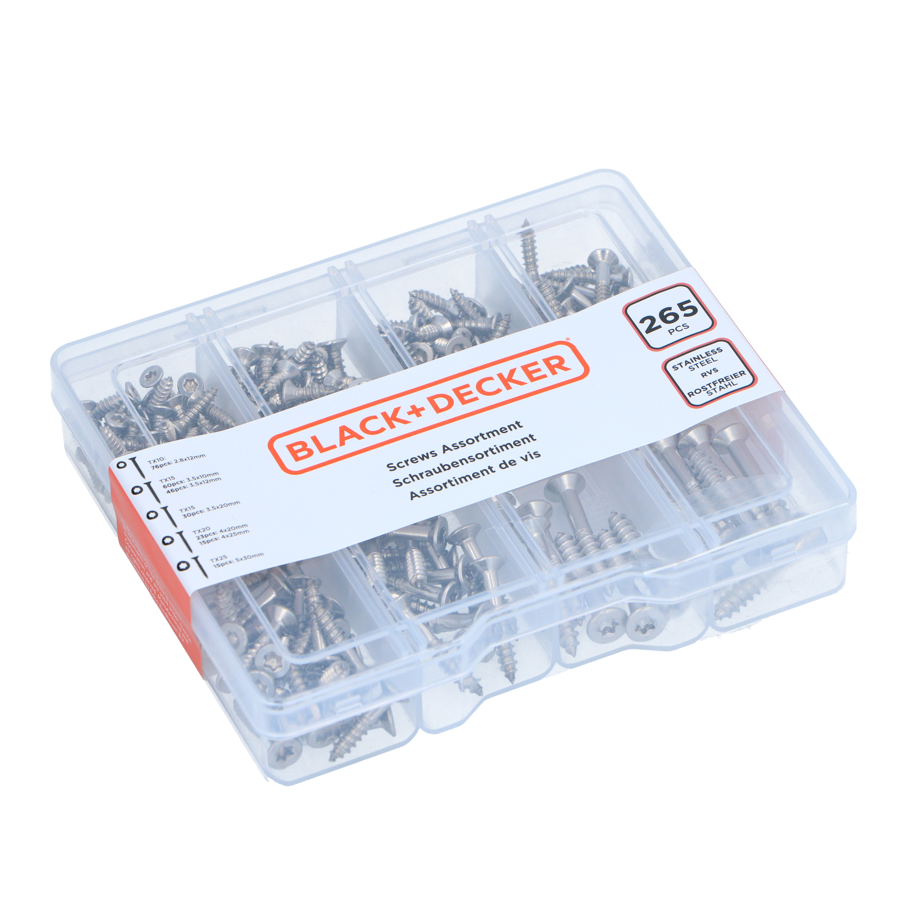 Schrauben Torx Set 265-teilig