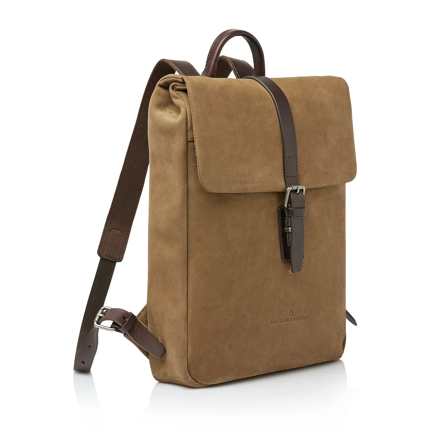 Castelijn & Beerens Veneto Nubuck Laptop Backpack 15.6