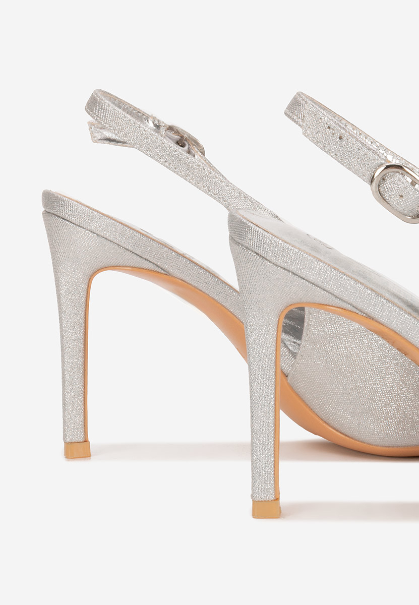Chaussures élégantes femme argent Namirra