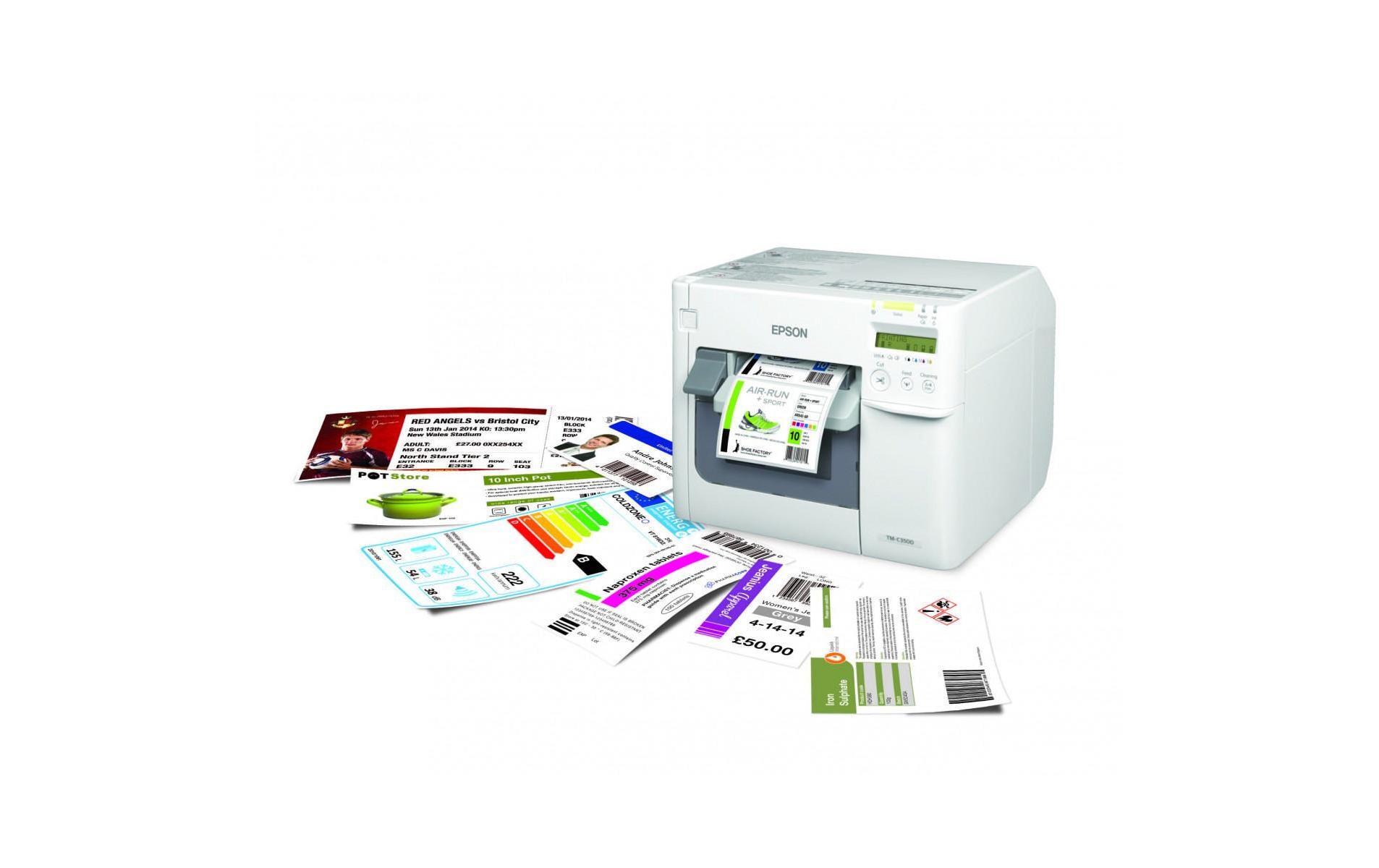 Etikettendrucker TM-C3500<br>Farbetikettendrucker, USB/LAN