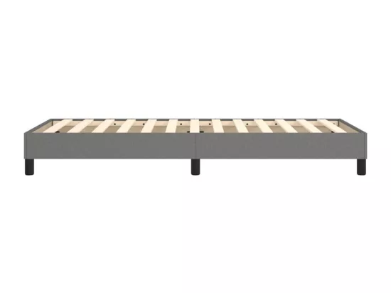 Sommier à lattes de lit Gris foncé 80x200 cm Tissu