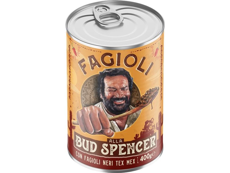 Bud Power Bud Spencer Bohnen – Tex Mex 400 g Schwarze Bohnen nach mexikanischer Art gedünstet und gewürzt