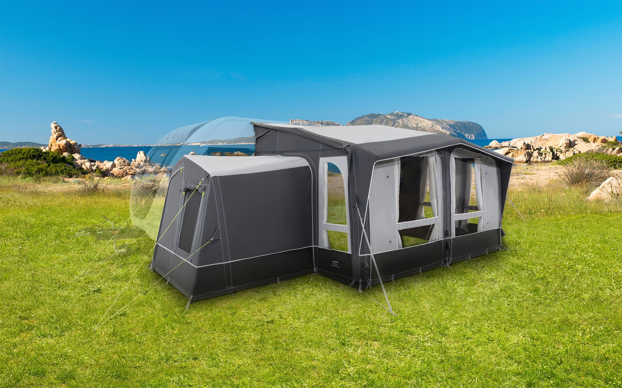 Dometic All-Season Air Tall Seitenanbau für aufblasbares Reisemobilvorzelt