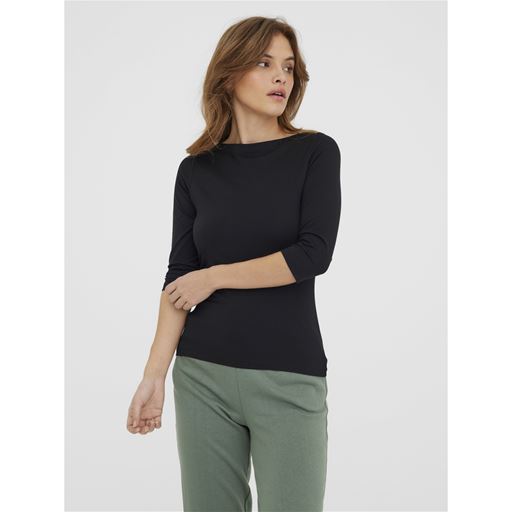 Vero Moda Panda Modal Bluse, Black, XL