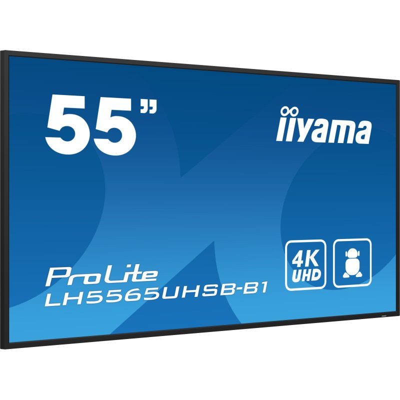 iiyama LH5565UHSB-B1 Écran d'affichage dynamique En forme de kiosk 138,7 cm (54.6
