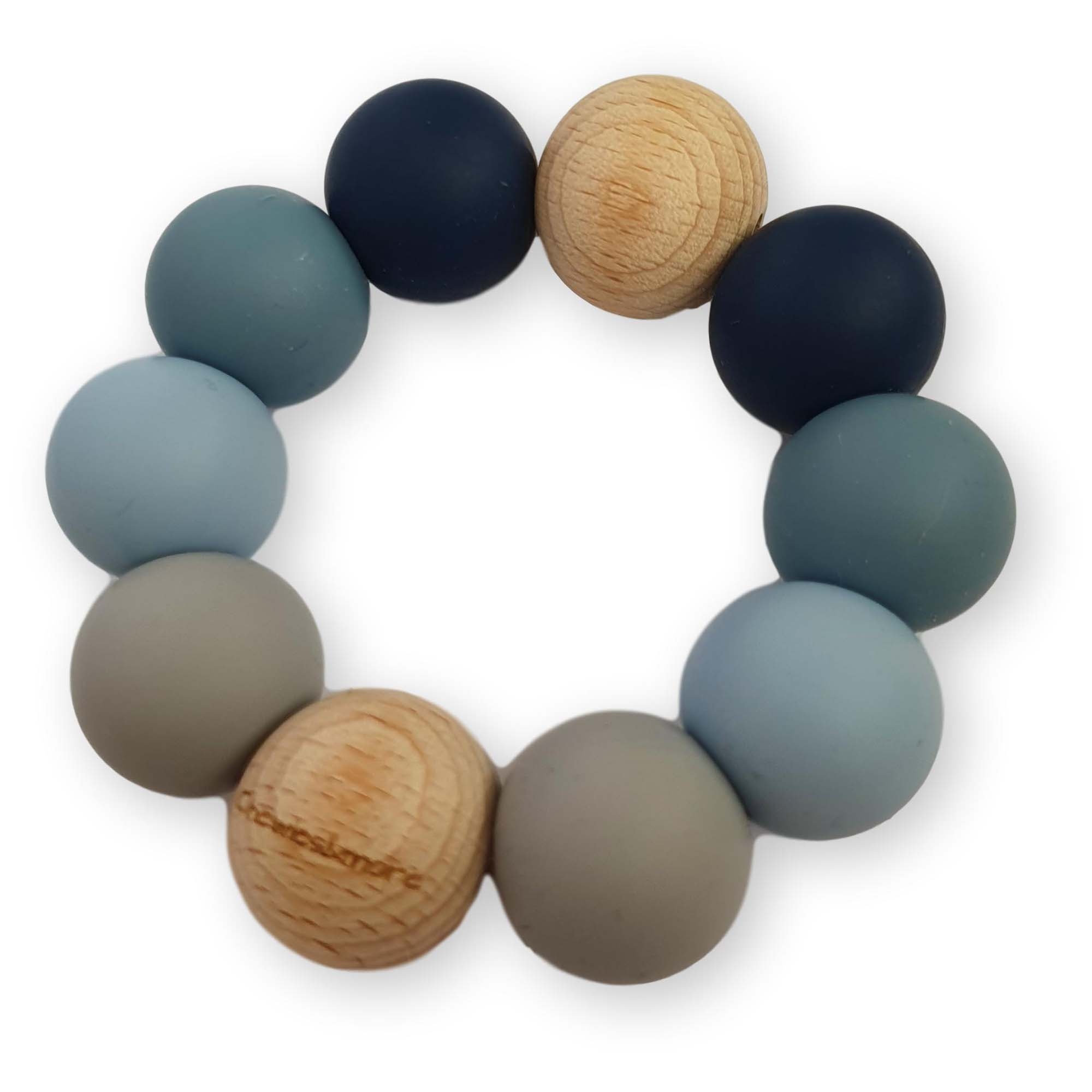 Chewies & More basic ombre bijtspeeltje blauw