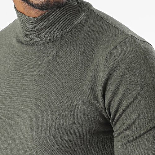 Pull Col Cheminée 665 Vert