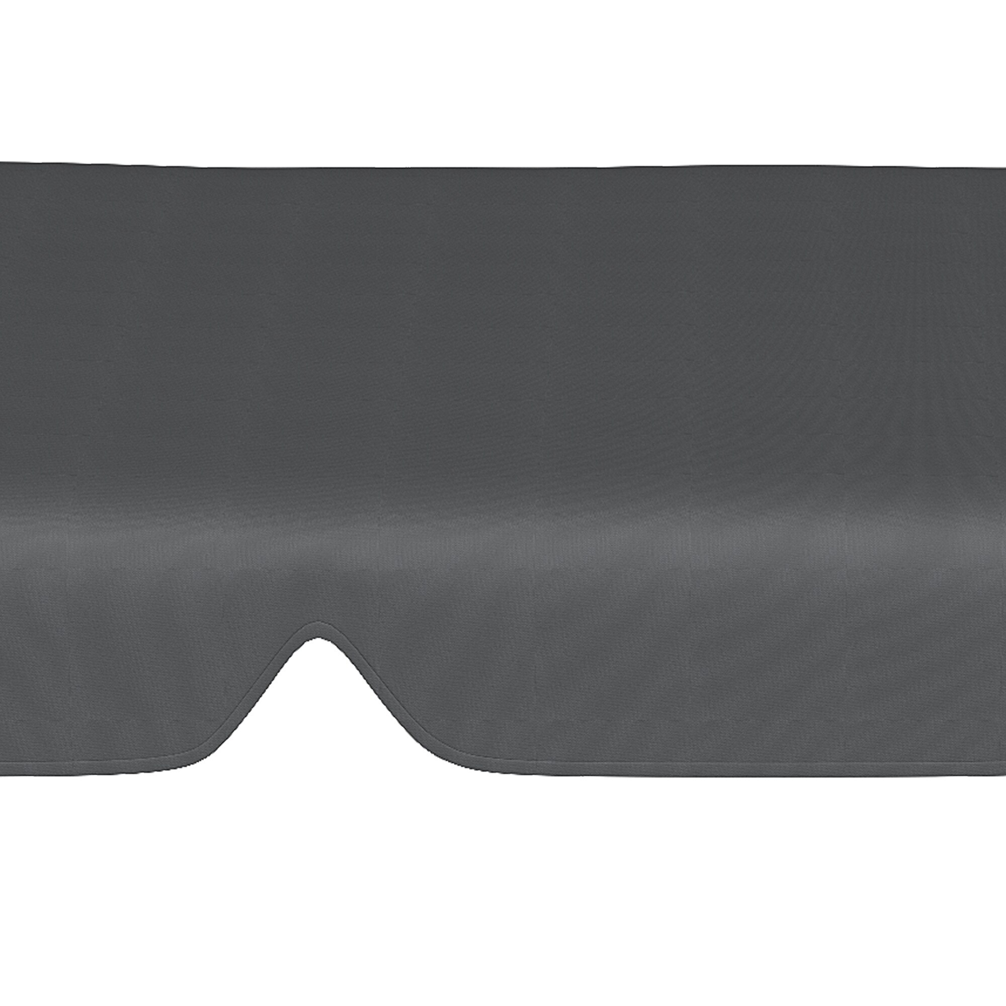 Outsunny Ersatzdach für 3-Sitzer Hollywoodschaukel grau 156L x 117B x 15H cm