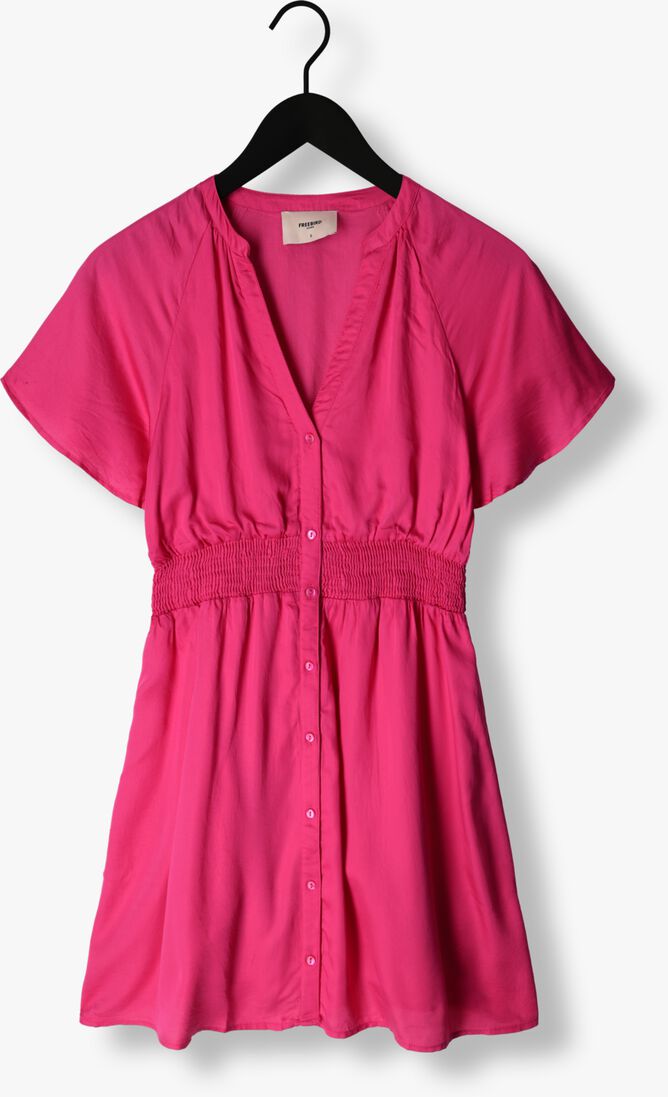 FREEBIRD fuchsia freebird mini jurk wv-satin-vis-23-2