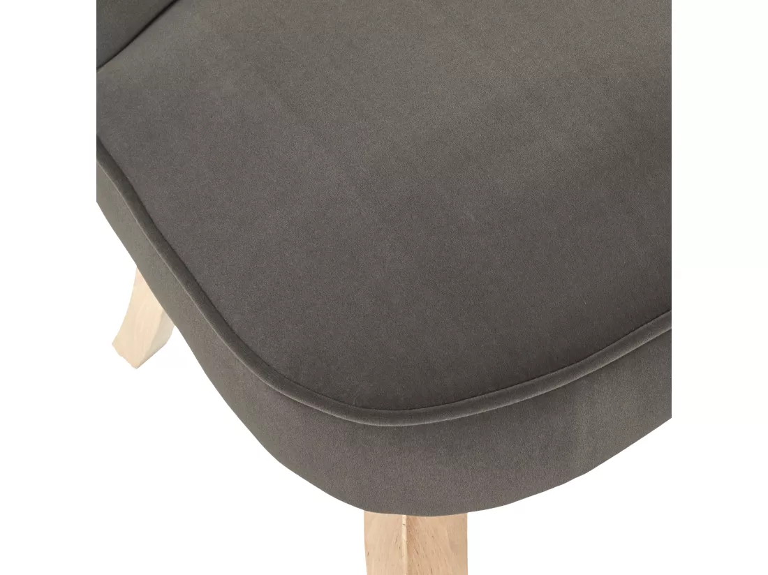 Fauteuil en Velours Design 