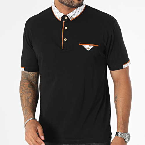 Polo Manches Courtes Noir