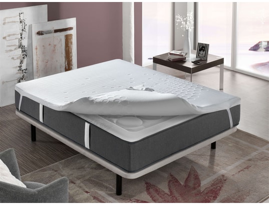 XALUCA - Sur matelas 180x200 freedom – hauteur 5 cm - 5 cm mousse à m...