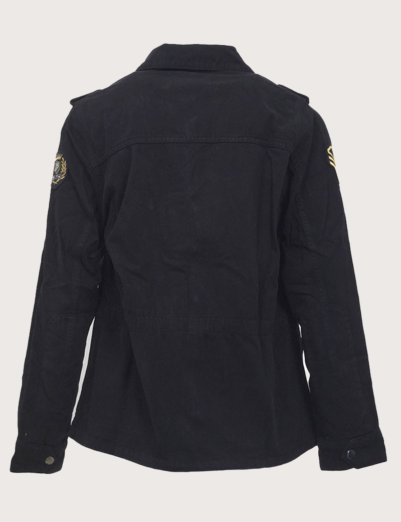 ATELIER BOHÈME VESTE SAHARIENNE VANINA NOIRE