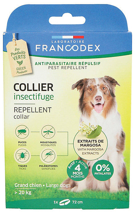Collier insectifuge pour grand chien