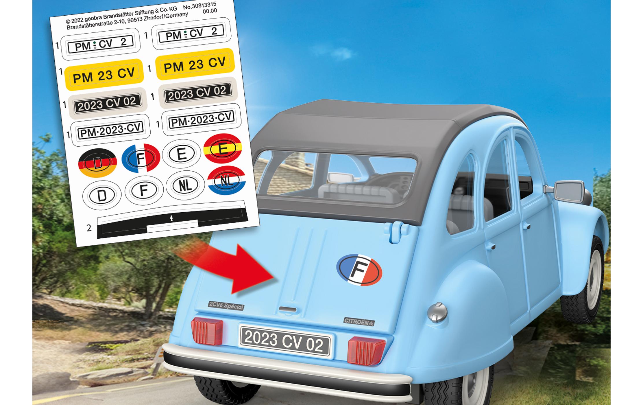 Citroën 2CV 70640Das ikonische Kultauto als Playmobil-Modell mit vielen authentischen Details