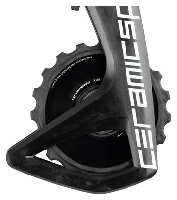 Chape de Dérailleur Ceramicspeed OSPW RS ALPHA Shimano 9250/8150 Di2 12V Noir
