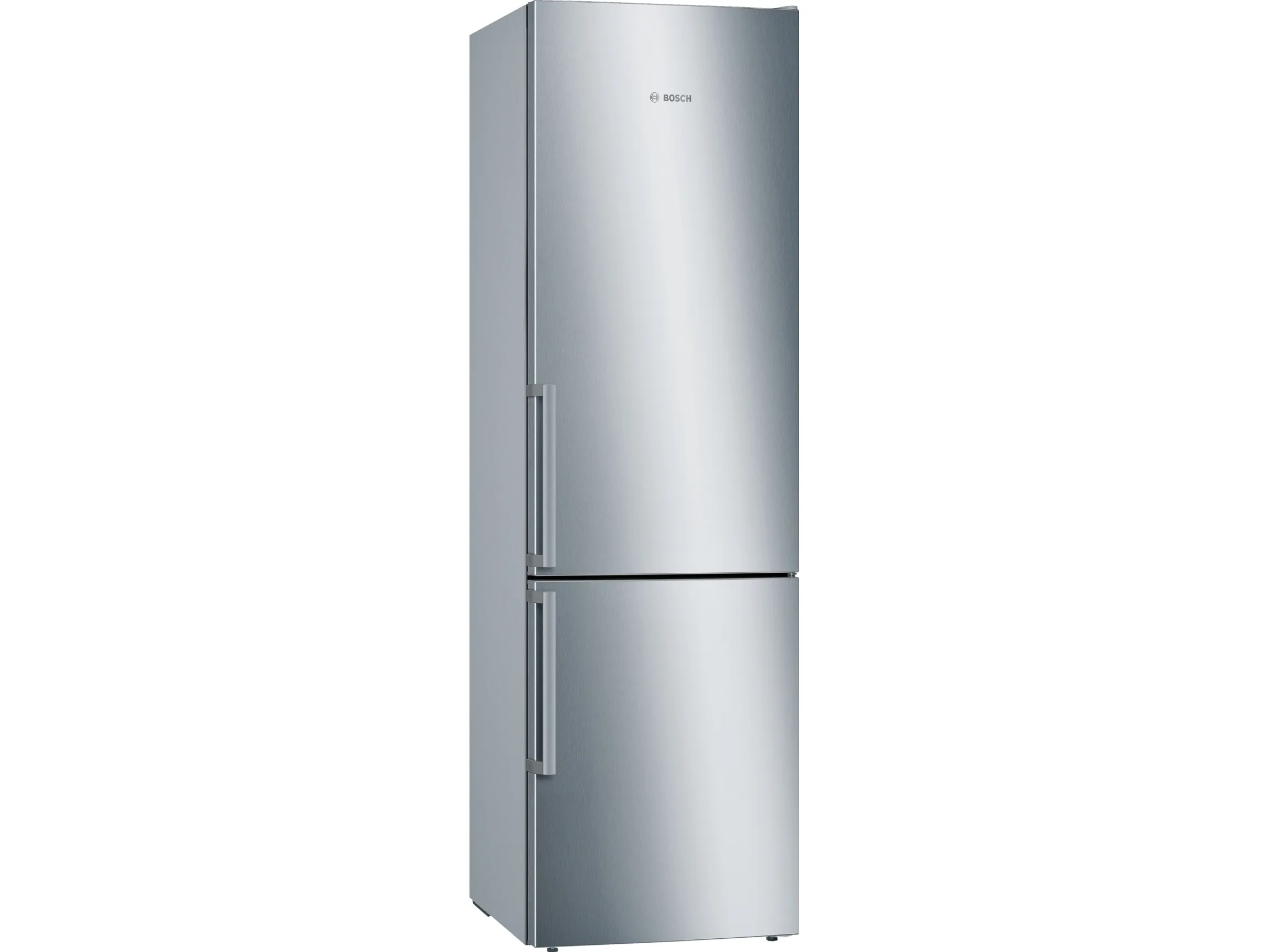 Bosch Serie | 6 KGE398IBP - Køleskab/fryser - bund-fryser - bredde: 60 cm - dybde: 65 cm - højde: 201 cm - 343 liter - Klasse B - rustfrit stål