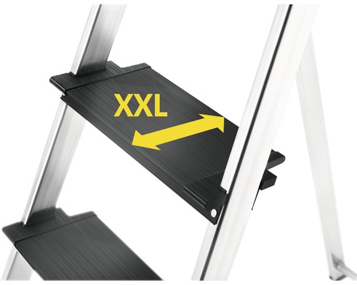 Hailo L100 TopLine Aluminium Veiligheidstrapladder 6 Treden