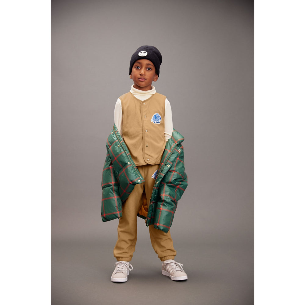Køb Mini Rodini Green Plaid AOP Citypuffer