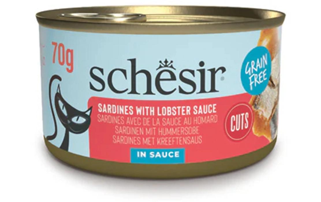 Nassfutter Sardinenfilets in Hummersauce 70 gErgänzungsfutter für Katzen
