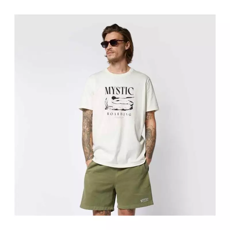 Tee shirt MYSTIC Kraken Tee Off White