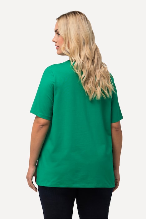 T-Shirt, A-Linie, Carree-Ausschnitt, Halbarm