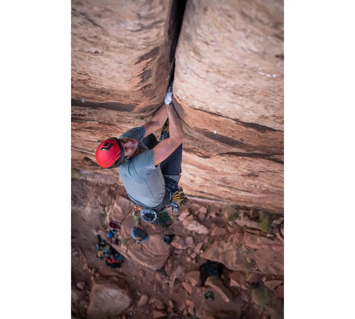 Black Diamond Crack Gloves White