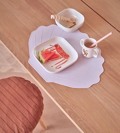 OYOY Tischset - Silikon - Scallop - Lavender
