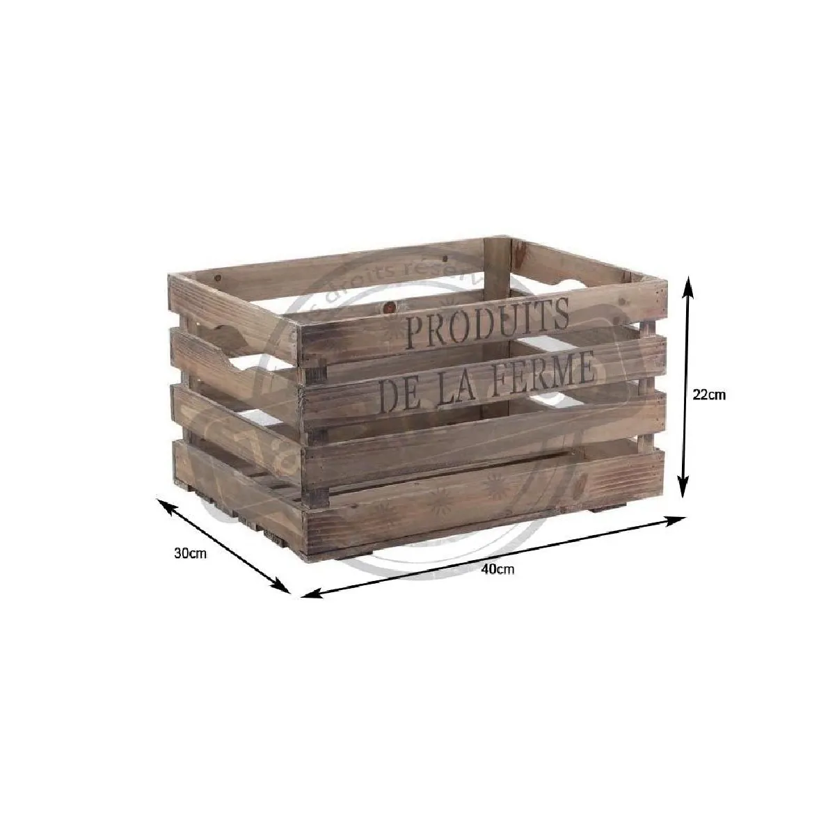 Aubry Gaspard Caisse Produits de la ferme
