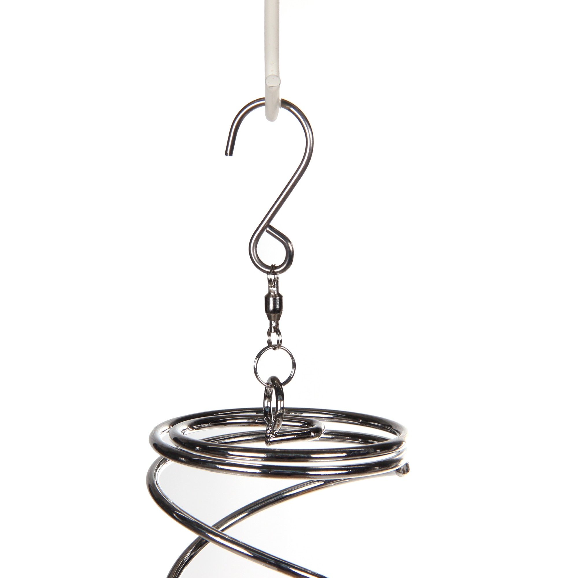 Windspiel Spirale, Stahl mit Bernstein-Glaskugel, H 40 cm, Ø 6 cm günstig bestellen