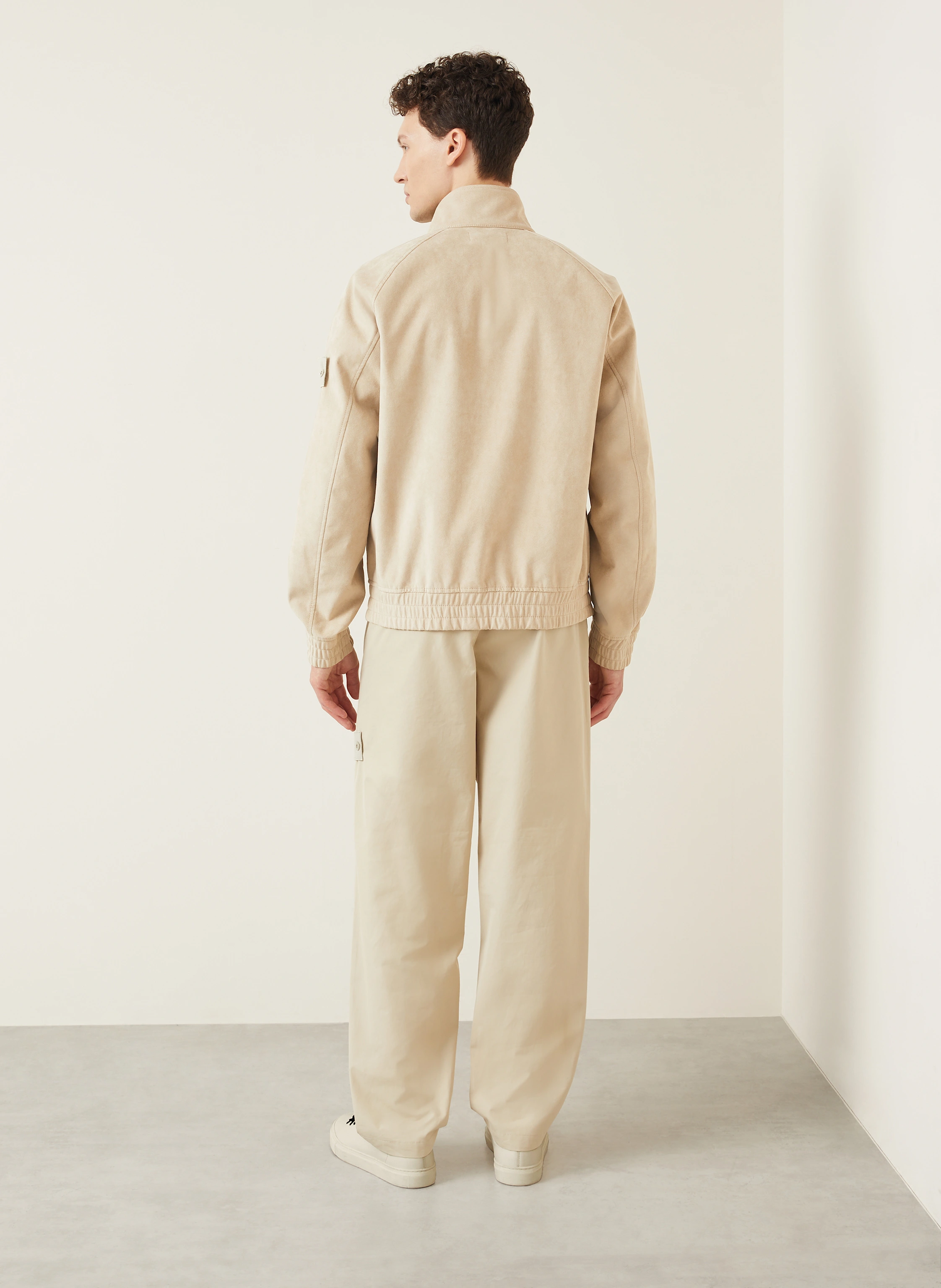 STONE ISLAND Blouson GHOST in Lederoptik