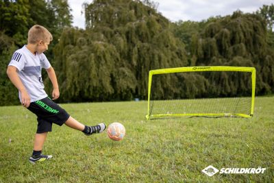 SchildkrötTragbares Fussballtor XL - gelb