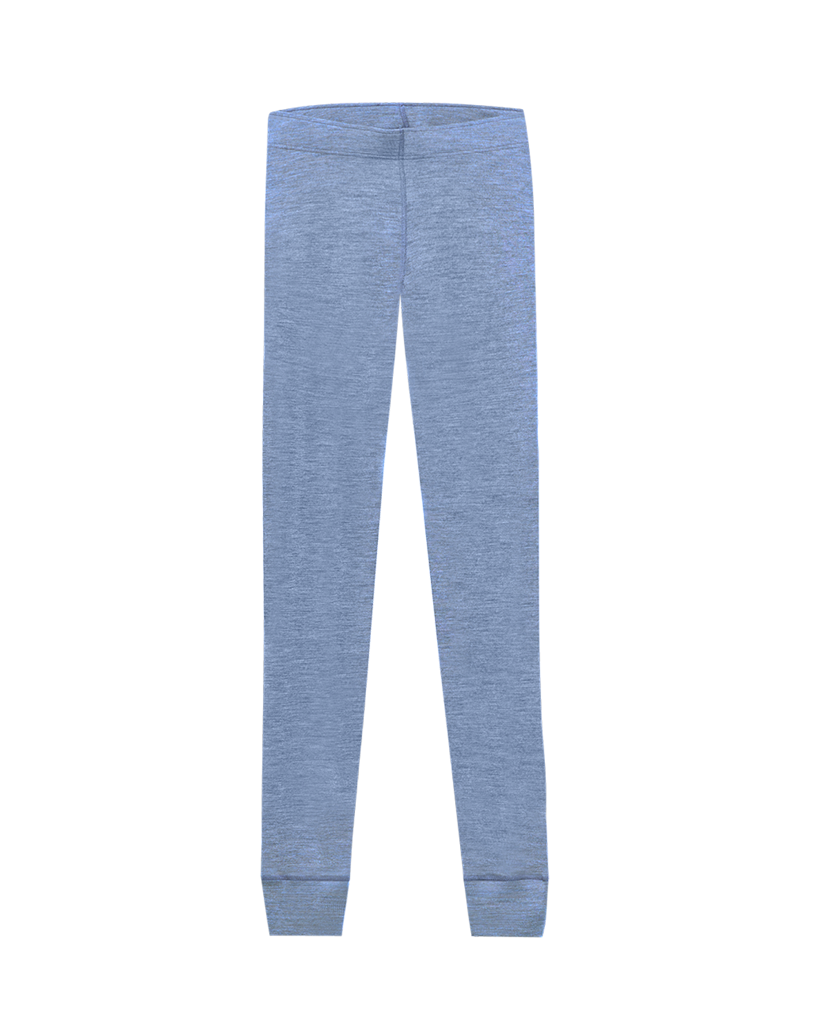 Legging met brede elastische band van merinowol voor dames