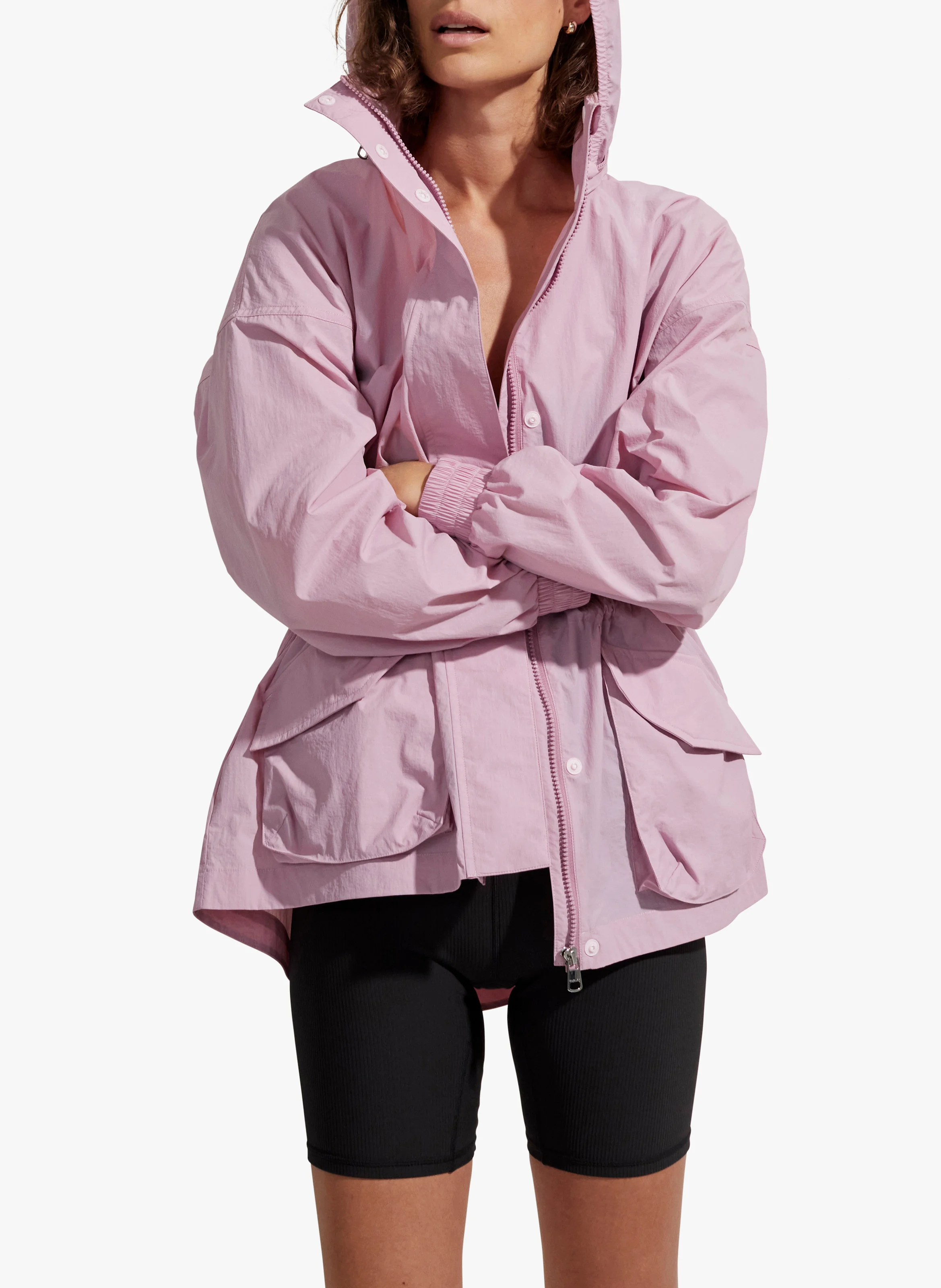 NELLIE - Coupe-vent col montant cintré | Violet