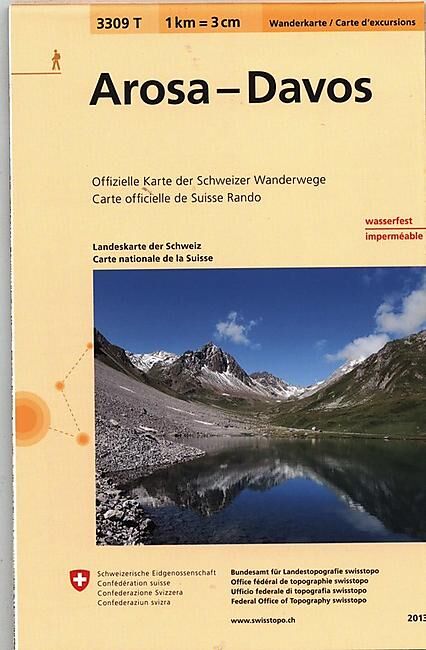 BUNDESAMT - 3309T AROSA DAVOS ECHELLE 1 33 000