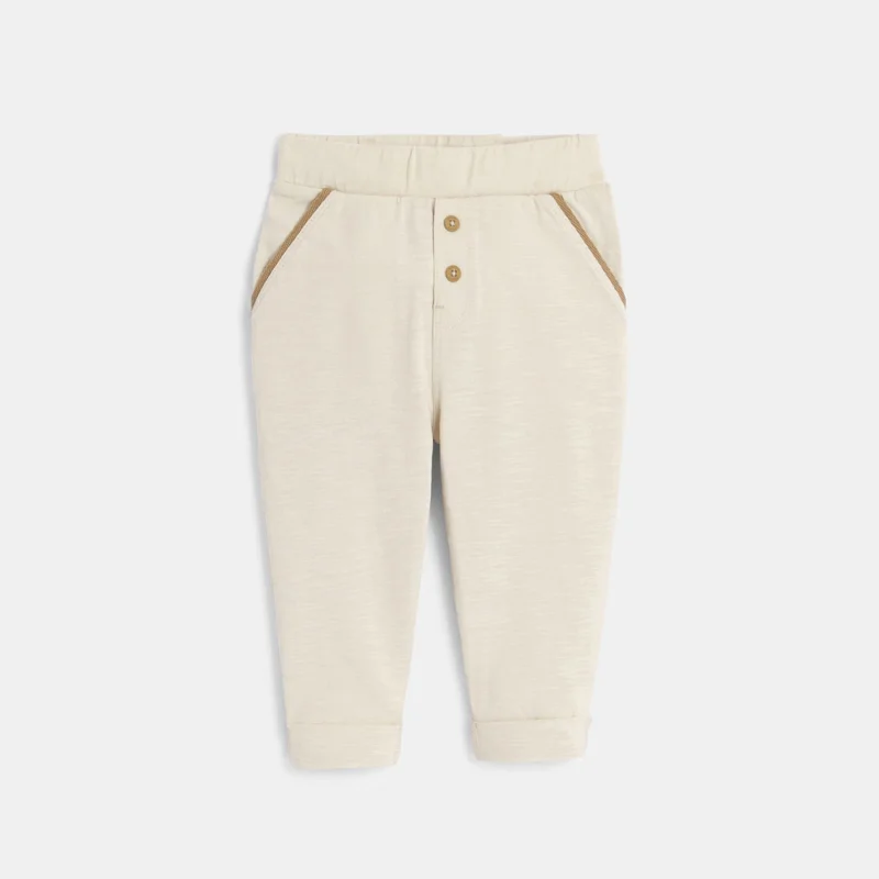 Pantalon jersey léger beige bébé garçon Beige