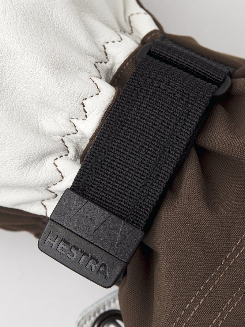 Army Leather Heli Ski Mitt Espresso
