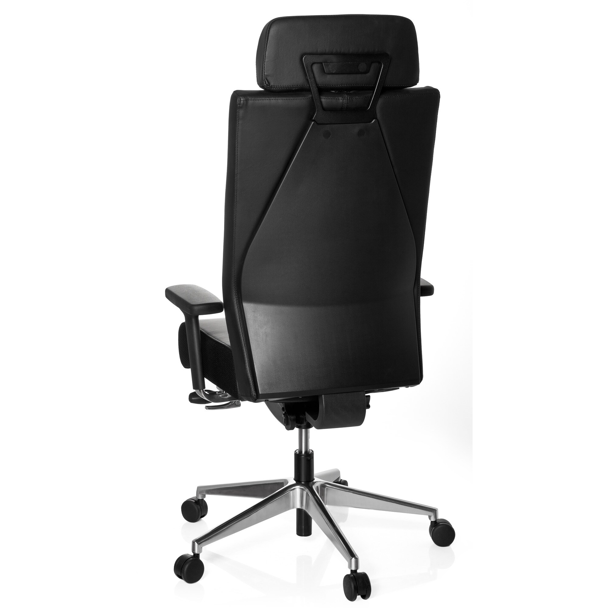 Profi Bürostuhl PRO-TEC XXL Leder mit Armlehnen (höhenverstellbar) hjh OFFICE