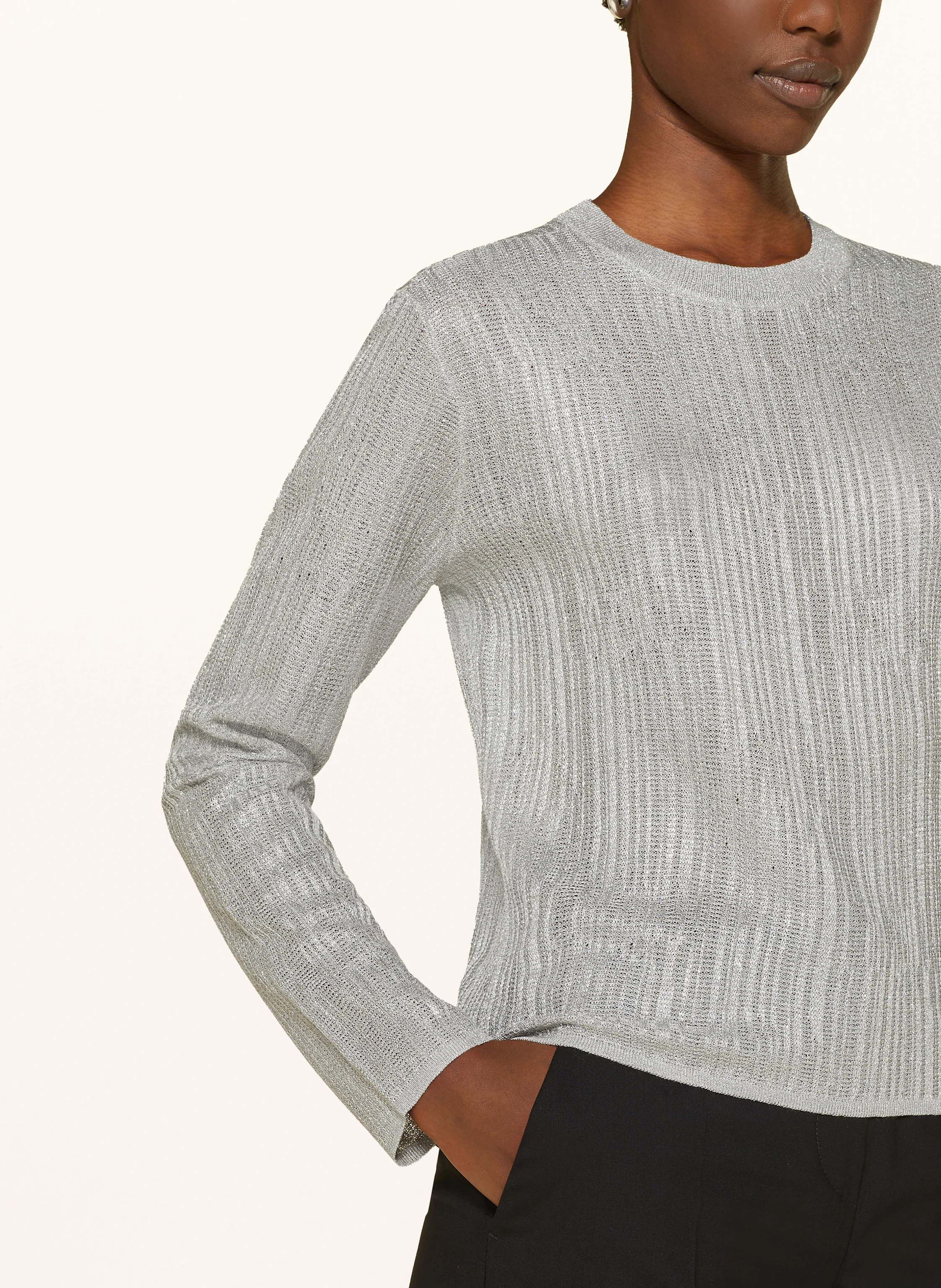 ARMANI EXCHANGE Pullover mit Glitzergarn