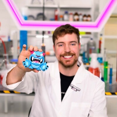 MrBeast Lab Vinyl Figur Blandet