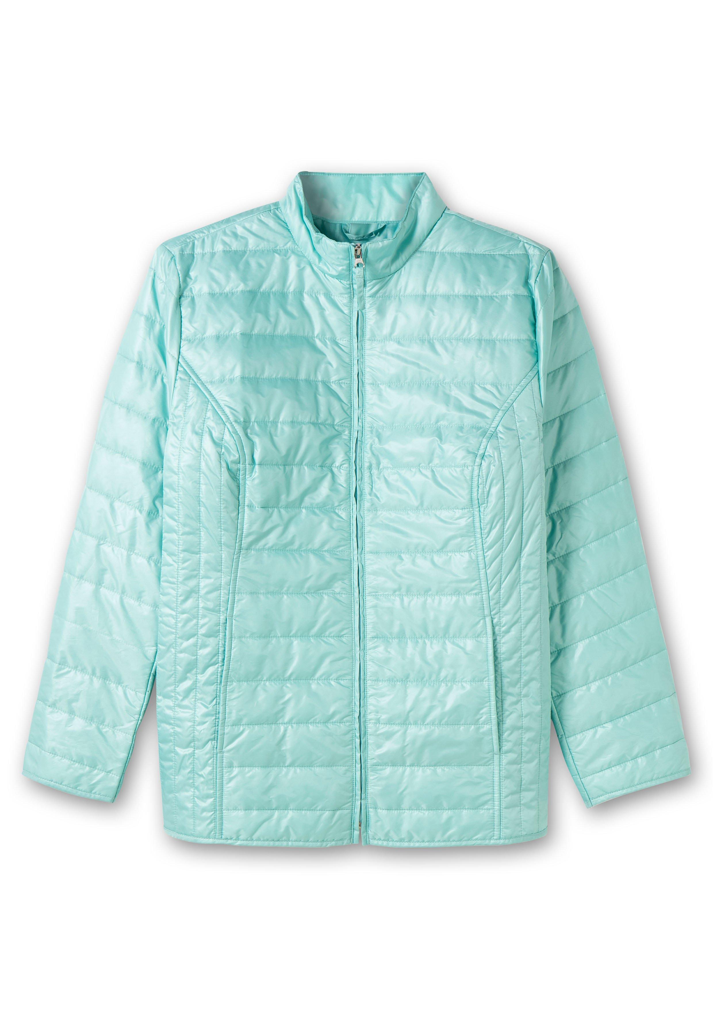 Leicht wattierte Steppjacke mit Stehkragen