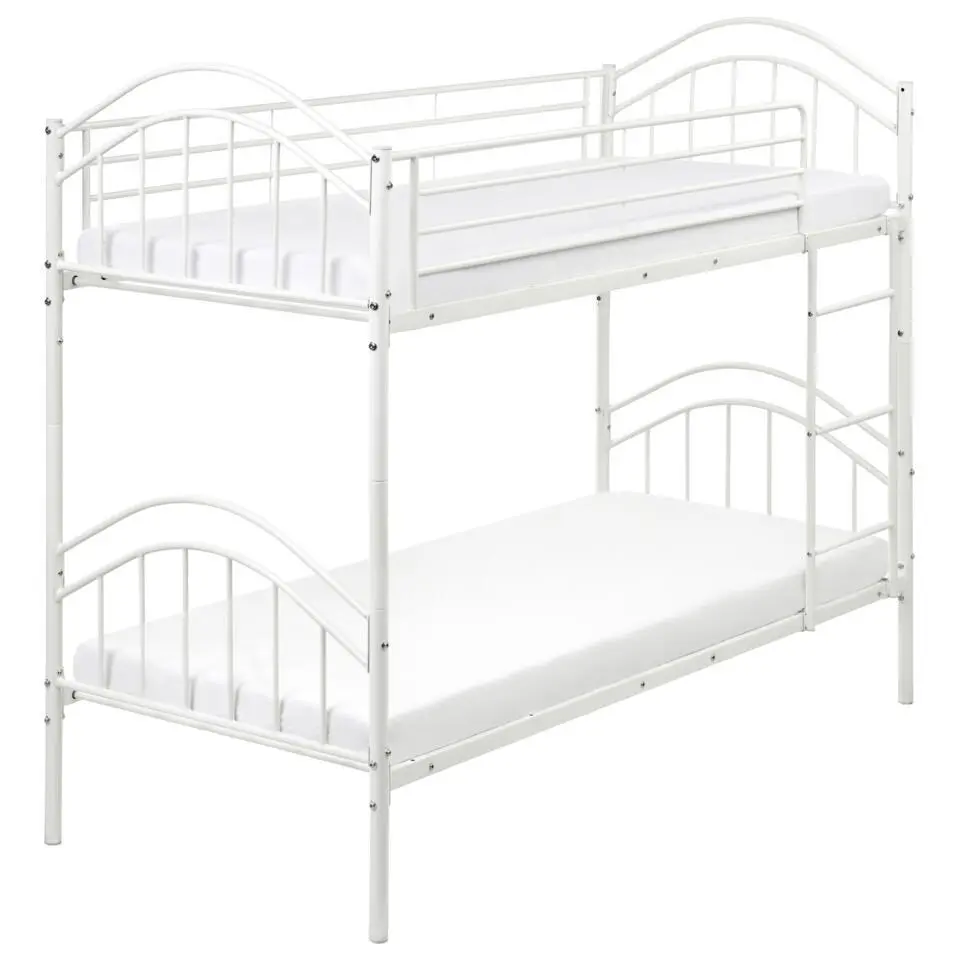 CHARTRES - Stapelbed - Wit - 90 x 200 cm - Metaal