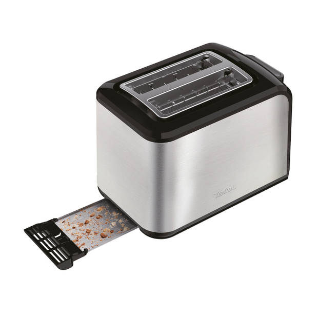 Tefal broodrooster Express 3 TT410D - RVS