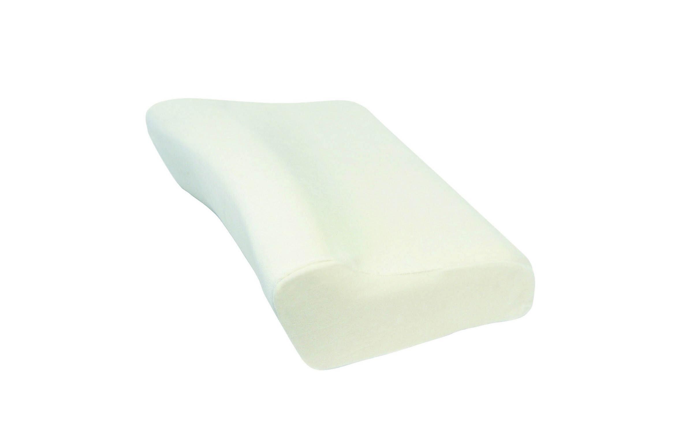 Nackenkissen Soft Medium mit Veloursbezug 47 x 33 cmStützendes Kopfkissen