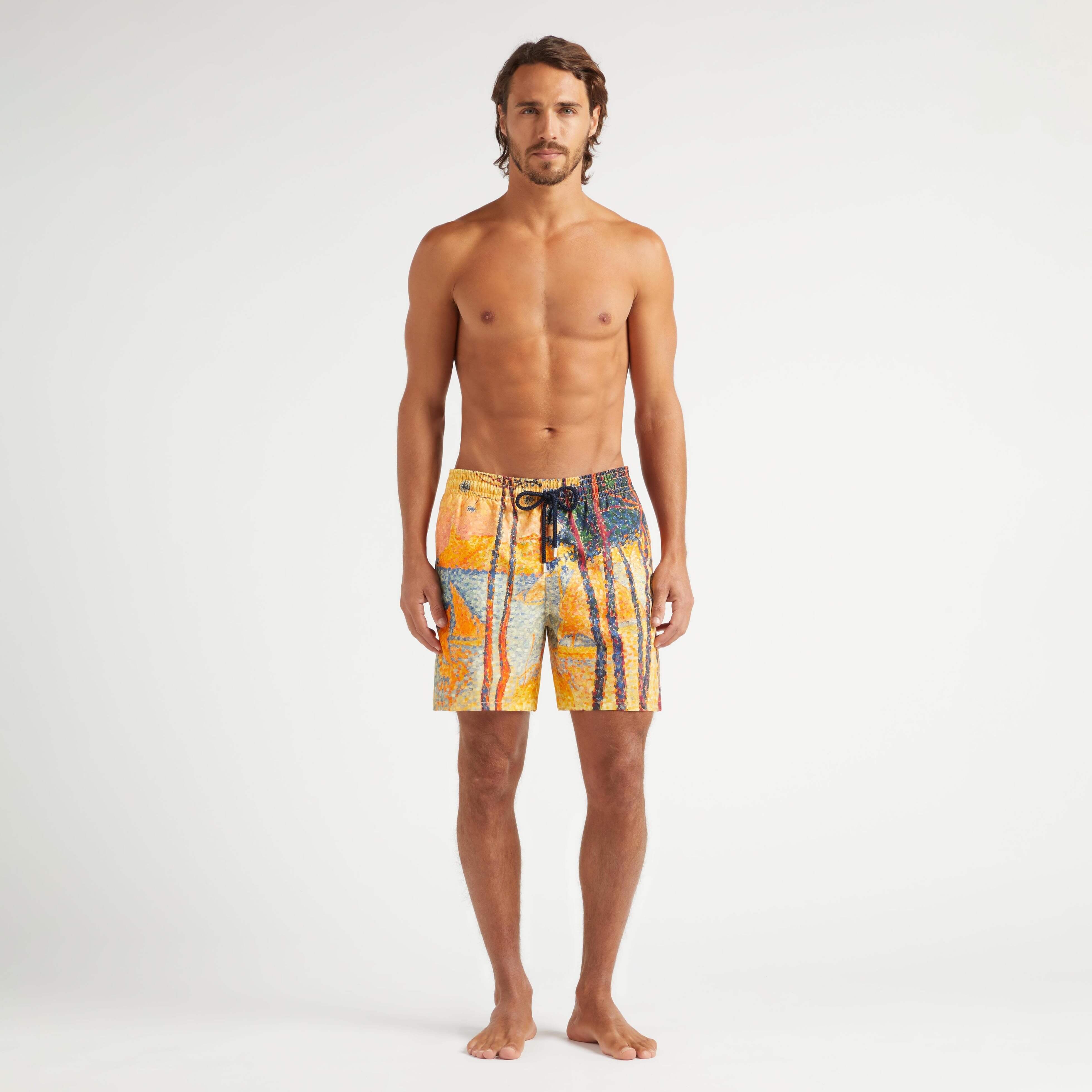 Maillot de Bain Imprimé 360° Homme Voile et Pins - Vilebrequin x Paul Signac| Vilebrequin