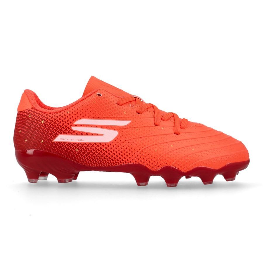 Skechers SKX_1.5 Low FG TD Harry Kane Player Edition - Rouge/Blanc Enfant ÉDITION LIMITÉE