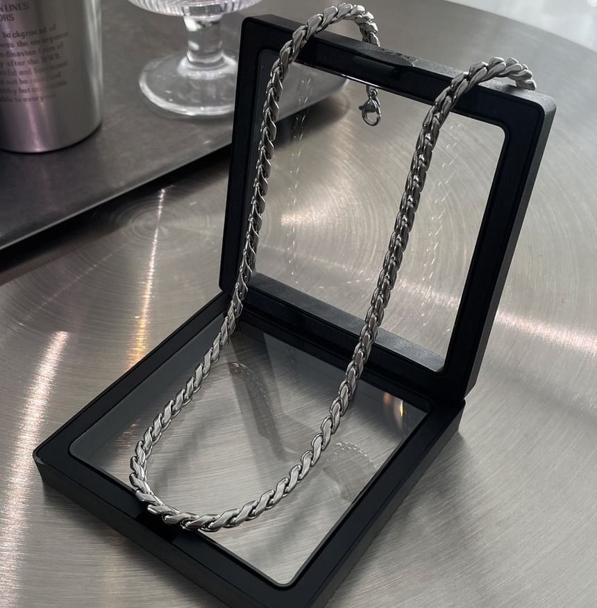 Lilafey - Choker van roestvrij staal (verschillende ontwerpen)